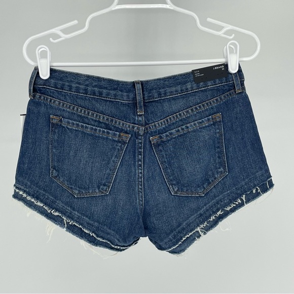 J. BRAND NWT WOMEN’S SACHI MID-RISE CUT OFF DENIM JEAN SHORTS GRANADA 24 25 26 - Picture 5 of 14